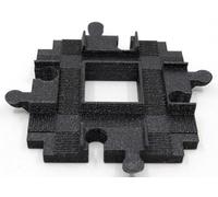Trackscreations Compatible con Doble, Cruce para Tren | Cruce a 90° para trenes y circuitos | Para vías de tren de encajar | Impreso en 3D en Francia | Desde 3 años