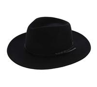 Traclet - Sombrero para viajero (fieltro, lana, impermeable), color negro, Negro , 60 cm