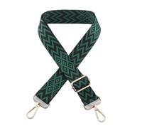 Tracolla per Borsa Donna Correa de Bolso Hombro Ajustable con patrón ensanchado for Mujer, Correa Nailon for Mano a la Moda DIY(F-Gold Hook)