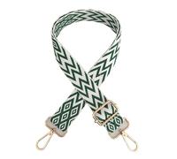 Tracolla per Borsa Donna Correa de Bolso Hombro Ajustable con patrón ensanchado for Mujer, Correa Nailon for Mano a la Moda DIY(D-Gold Hook)