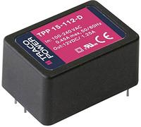 TracoPower TPP 15-115-D AC - Fuente de alimentación para Impresora (1000 mA, 15 W, +15 V/CC)