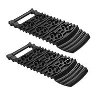 Traction Boards - 12.4 Inch Recovery Track Ramps | PE Heavy Duty Mats - Dúrable Off-rôad Vehicle Rescue Traction Aids for Mud Sand Snow and Rócky Outdoor Overlanding Trips