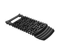 Traction Boards, Non Slip Recovery Mats, Wheel Grip Device, Heavy Duty Tire Support, Sand Snow Mud Traction Aid for SUV, Truck, RV, ATV, Trailer, Offroad, Beach, Overlanding, Black
