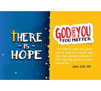 Tracto evangelizador para evangelismo: hay esperanza, diseño divertido y creativo de origami para testigos a adultos y niños, 24 por paquete.