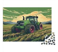Tractor,Camión Rompecabezas Sostenibles Estampados para Adultos De Madera De 1000pcs (75x50cm)