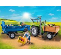 Tractor con Remolque Playmobil para Aprender sobre Agricultura