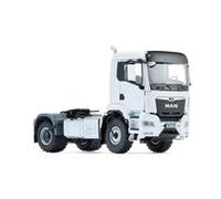 WIKING 077652 Camión de 2 ejes MAN TGS 18.510 4x4 BL, Modelo, 1:32, Metal,Plástico, A partir de 14 años, Muchas funciones, Incl. Sistema de control de la presión de los neumáticos, Rejilla del radiador orientable, Blanco