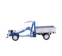 Tractor de aleación retro 1:16, modelo de vehículo agrícola agrícola, tractor para caminar, color azul