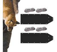 Tractor de ciervos - Trineo multifuncional de madera dura, transporte de equipos y caza al aire libre muy fuerte, trineo de nieve y hielo, trineo de invierno versátil | Opción conveniente de caza en