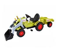 Tractor de pedal BIG CLAAS Celtis Loader + Trailer Verde