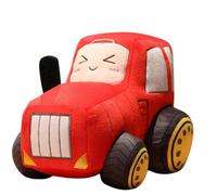 Tractor de peluche para coche, camión con cojín relleno, almohada de peluche | Almohada de felpa para muñeca de coche, juguetes creativos, Tractor abrazador, almohada de Tractor de dibujos anima