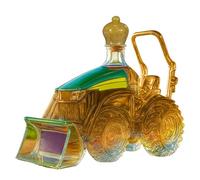 Tractor Decanter, Wine Bottle, 3D Glass Ornament, Storage Vessel With Detailed Tractor Design, Bar Decoration For Men Women Family Cabinet Whiskey Lovers Kitchen Home Display