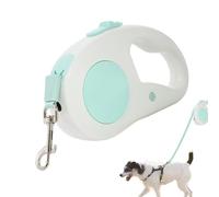 Tractor Dog Tape - Retractable Dog Lead with LED, Extendable for Small & Medium Dogs Up, Retractable Pet Leash with Anti-Chew Leash | for Park Training Travel Exercise Beach Camping Hiking