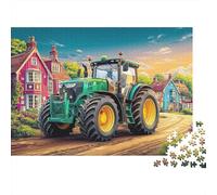 Tractor en Carretera de Campo 1000 Estilo Escena Granja Rural Piezas Puzzle Cartón Extra Grueso Aniversario Mudanza Creatividad Compañeros De Mejor Desafío Genial Viaje 52x38cm/1000pcs