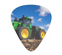 Tractor Farm* Paquete de 12 púas para guitarra, Sensación cómoda, bordes suaves, abrasión, Adecuado para guitarra, ukelele, etc.