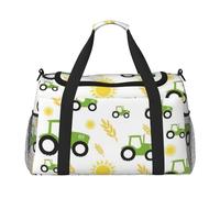 Tractor Farming Print - Bolsa de viaje plegable de gran capacidad