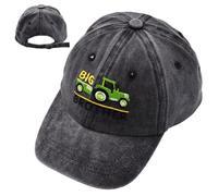 Tractor Gorra de Béisbol,Cartoon Deportes Casual Sombrero de Béisbol Visera Sombrero de Protección Solar Algodón Peso Ligero Adecuado para Niños y Niñas 3-8 Years Old