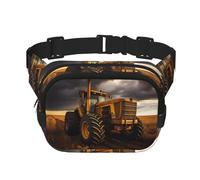 Tractor in the field - Riñonera multifuncional con estampado de tractor en el campo, bolsa de mensajero unisex de moda, bolsa de almacenamiento de deportes