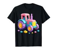 Tractor Ladrillo Constructor Creativo Construcción Arte Niñas Juguetes Camiseta