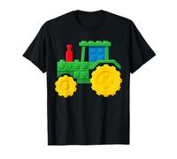 Tractor Master Builder Bloque Construcción de Ladrillos Camiseta