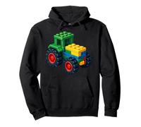 Tractor Master Builder Bloque Construcción de Ladrillos Sudadera con Capucha