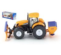 Tractor New Holland C/ Pala Nieve Y Salero 1:50 Modelo Siku
