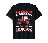 Tractor Niño Tractorista Granja Granjero | Vi Un Tractor Camiseta