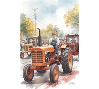 Tractor Notebook: Lined Journal for Farmers, Rural Living, and Agricultural Machinery Fans