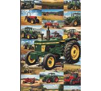 Tractor Notebook: Vintage Farm Journal for Tractor Lovers, Farmers & Country: Enthusiasts 6x9 Lined Notebook (120 Pages)