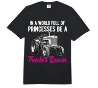 Tractor para Mujeres Niña Abuela Agricultor cosechadora Agricultura Comfort Colors Adult Heavyweight T-Shirt