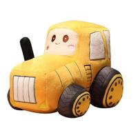 Tractor Pillow - Soft Plush Tractor Stuffed Truck Toy | Huģgable Car Plush Toy | Cartoon Sofa Cushion Collectible Doll For Home Living Room Bedroom Office Dorm Kids Boys Girls Todđler Christmas