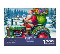 Tractor Puzzle De 1000 Piezas Puzzle Arte Rompecabezas De Piso Y Juego Familiar Adultos Y Niños A Partir De 12 Año 52x38cm/1000pcs