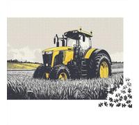Tractor Puzzles Imposible,desafío for Adults Ink and Wash Entretenimiento Creativo 1000 Piezas Obra De Arte De Juego De para Adultos Y Niños Mayores De 12 Años 1000pcs (75x50cm)
