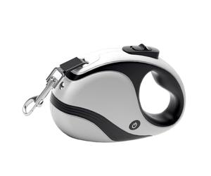 Tractor retráctil para mascotas, correas retráctiles para mascotas,Flashlight USB Dog correas cinta para mascotas telescópicas | Mango sin calzoncillos arnés de entrenamiento