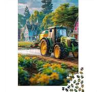 Tractor rociando Campos Puzzles 1000 Piezas Estilo de Escena Rural de Granja Puzzles Clásicos para Juguete Educativo Adultos Y Niños A Partir De 12 Año 52x38cm/1000pcs