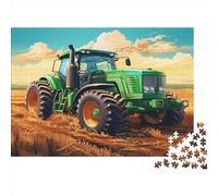 Tractor,Rompecabezas para Adultos 1000pcs (75x50cm),Juegos De Desafío De Camión