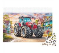 Tractor Rural Puzzle 1000 Piezas De Cartón Grueso Arte Vital Conjunto De Rompecabezas Anti Estrés Adultos para Actividad Fuzzle Después De La Escuela como Regalo Original 52x38cm/