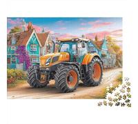 Tractor Rural Puzzle 1000 Piezas De Cartón Grueso Rural Colorido Conjunto De Rompecabezas Anti Estrés Adultos para Actividad Fuzzle Después De La Escuela como Regalo Original 52x3