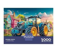 Tractor Rural Puzzles 1000 Piezas Sin Polvo De Papel Arte Pastoral Puzle Clásico Gimnasia Cerebral para Puzzle para Enmarcar como Conexión Familiar 70x50cm/1000pcs