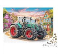 Tractor Rural Rompecabezas 1000 Piezas De Cartón Grueso Granja Paisaje Puzzle Anti Estrés Adultos para Juego De Cooperación como Regalo Original 52x38cm/1000pcs