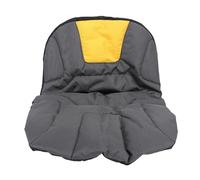 Tractor Seat Cover 600D Oxford Fabric | Weatherproof & Secure - Grip Riding Mower Seat Cover | Replacement for Tractor / Lawn Mower / ATV Seats | Gray & Yellow