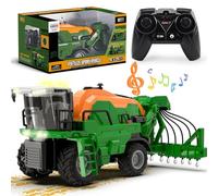Tractor teledirigido, tractor teledirigido, juguete para tractor a partir de 3 años, tractor con mando a distancia, aspersor, sonido y luz, juguete a partir de 3 años