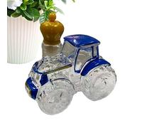 Tractor Whiskey Bottle - Glass Liquor Decanter For Alcohol Storage & Display | Empty Decanter For Whiskey, Wine, Tequila, Brandy & Vodka