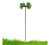 Tractor Wind Spinner - Garden Yard Windmill Decor | Metal Rotating Farm Tractor Sculpture with Weather Resistant Finish for Patio Porch Ornament Use Home Garden Accent 185