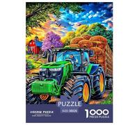 Tractores agrícolas Puzzle 1000 Piezas para La Familia-Rompecabezas Difícil, Apto para Adultos Y Adolescentes A Partir De 12 Años 38x26cm/1000pcs