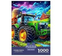 Tractores agrícolas Rompecabezas 1000 Pieza, Puzzle Difícilpara Adultos Jigsaw Puzzle DIY para Juegos Familiares Rompecabezas 70x50cm/1000pcs