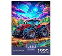 Tractores agrícolas Rompecabezas 1000 Piezas,Puzzle Difícil para La Familia - Tiempo De Calidad Y Diversión 70x50cm/1000pcs