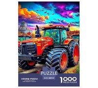 Tractores agrícolas Rompecabezas 1000 Piezas, Puzzles Imposible, De Juego De para Adultos Y Niños A Partir De 12 Años 52x38cm/1000pcs