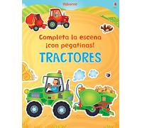 Tractores. Completa La Escena ¡Con Pegatinas!