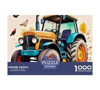 Tractores Puzzle 1000 Piezas Entretenimiento Creativo Regalo Diversión Decoración del Rompecabezas Desafiante Noches De Juegos Adultos Y Niños A Partir De 12 Años 38x26cm/1000pcs